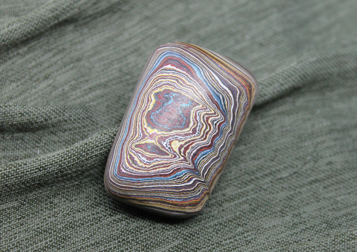 Fordite Cabochon #1