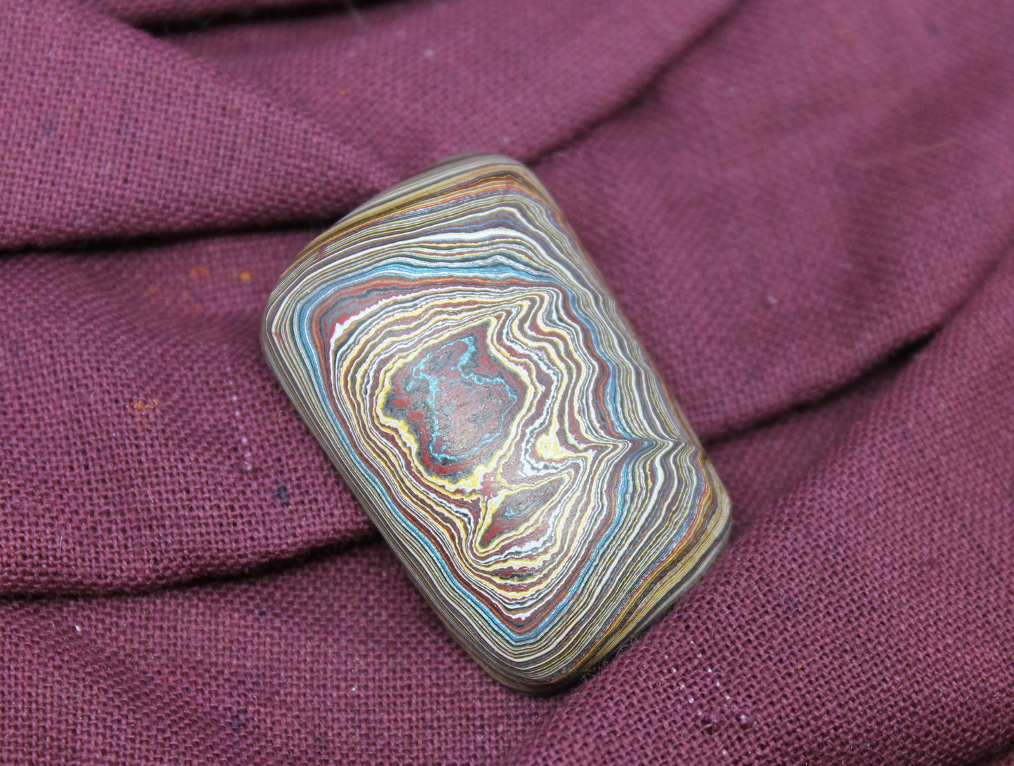 Fordite Cabochon #1