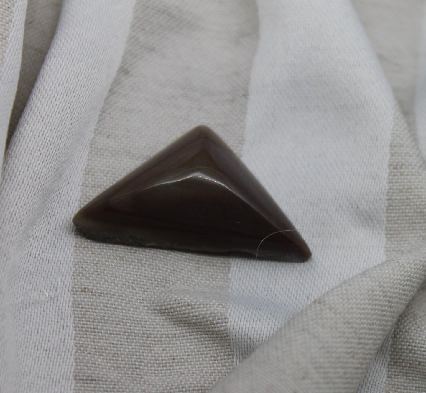 A Pink Triangle with Picasso Jasper Cabochon