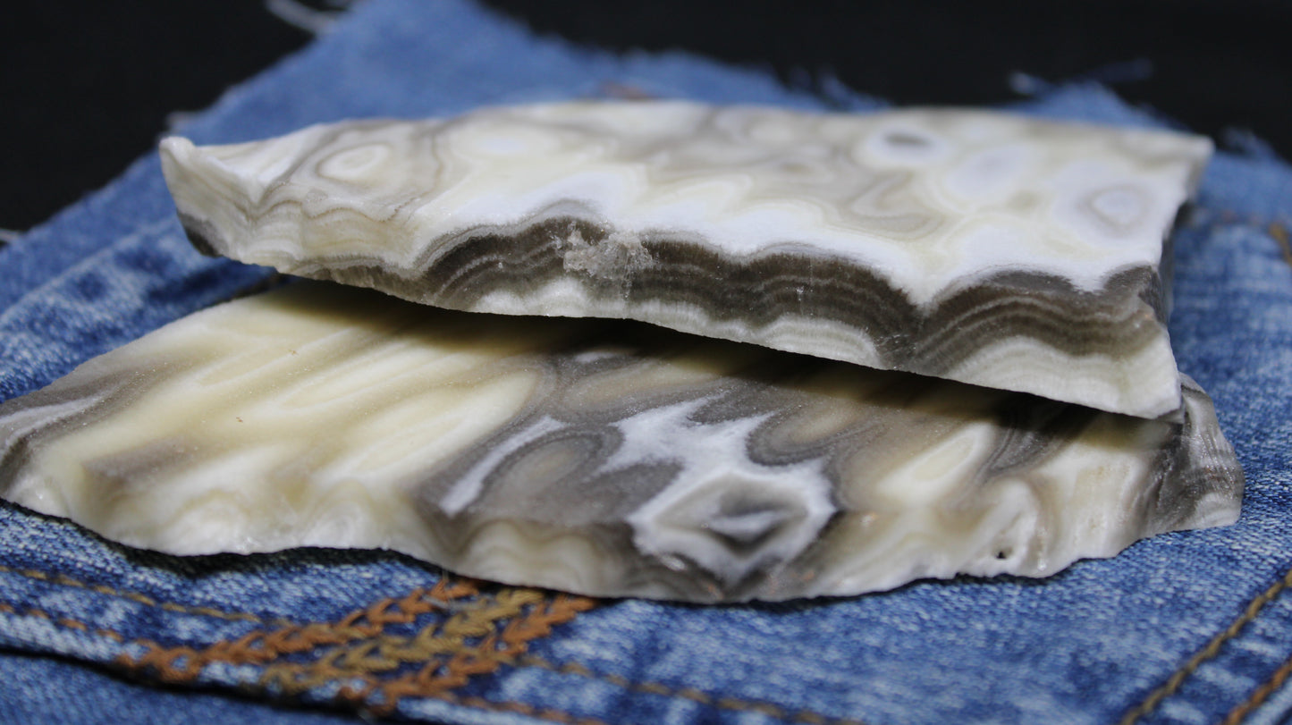 Zebra Calcite Slab