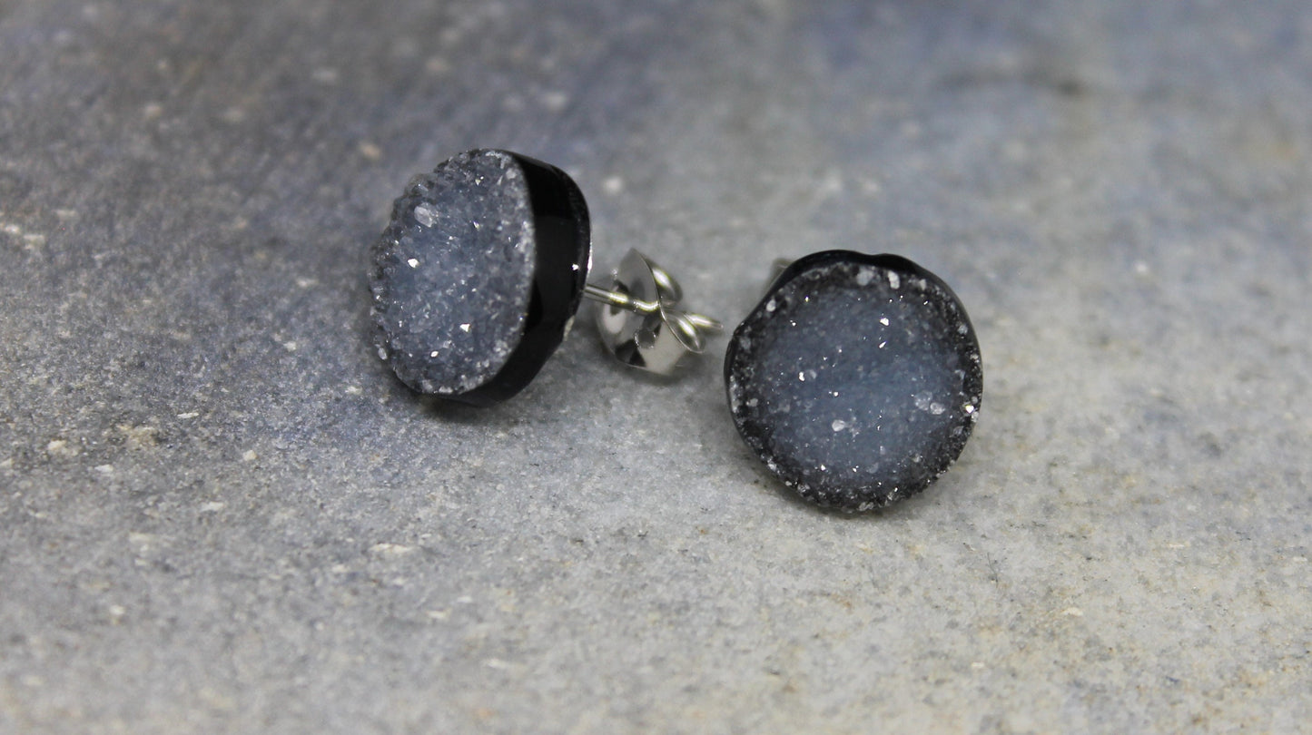 Druzy Stud Earrings