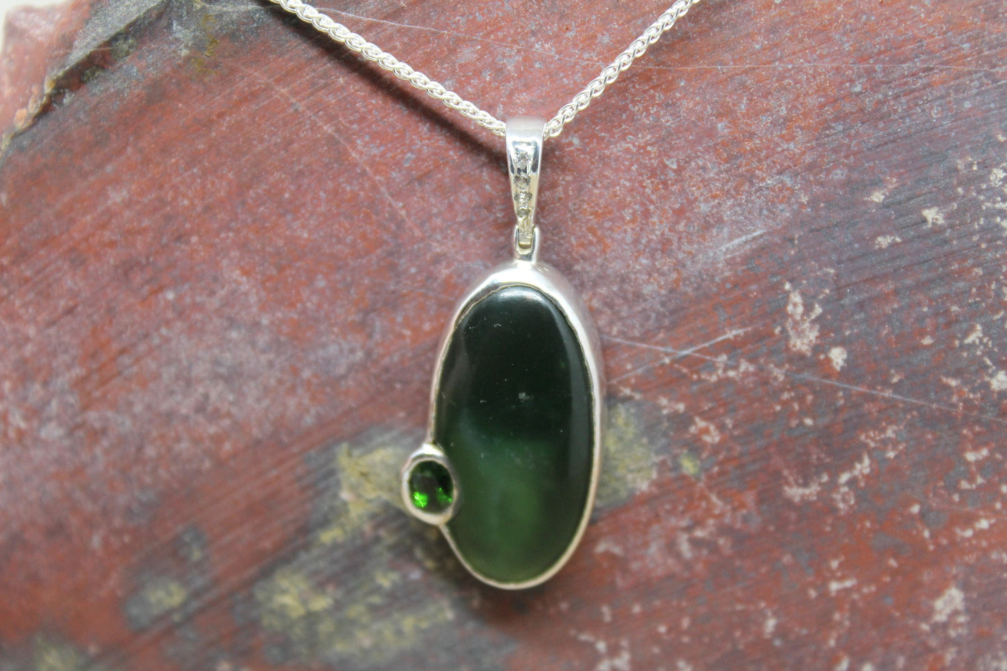 Green Serpentine Pendant