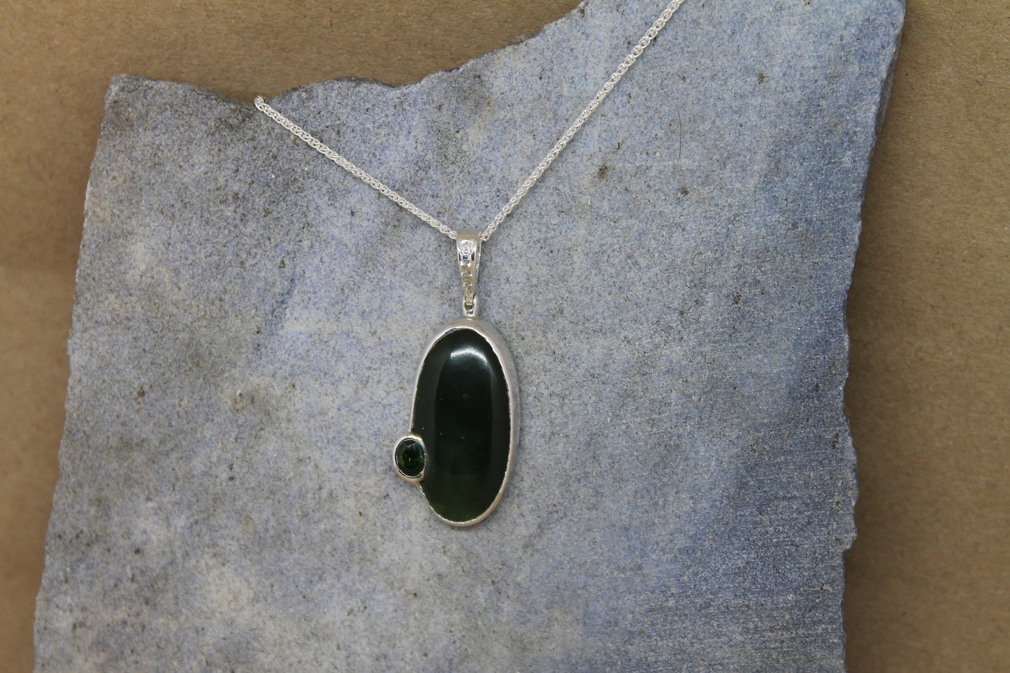 Green Serpentine Pendant