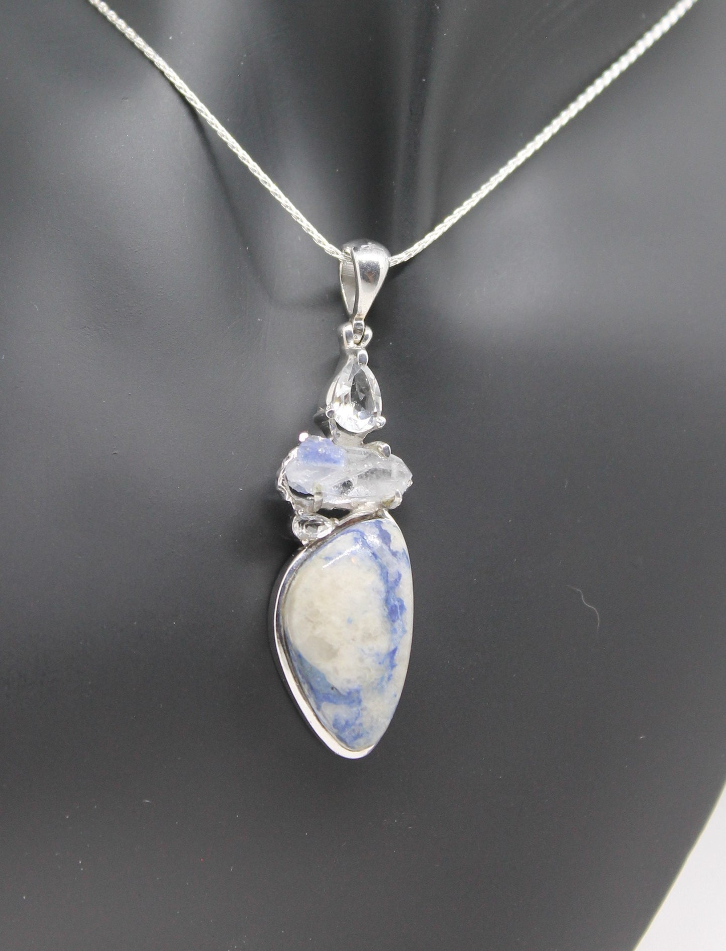 Blue Dumortierite Pendant