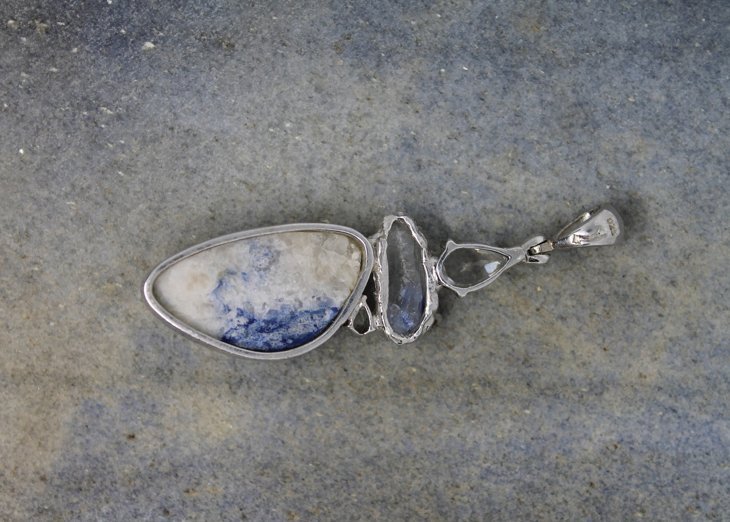 Blue Dumortierite Pendant