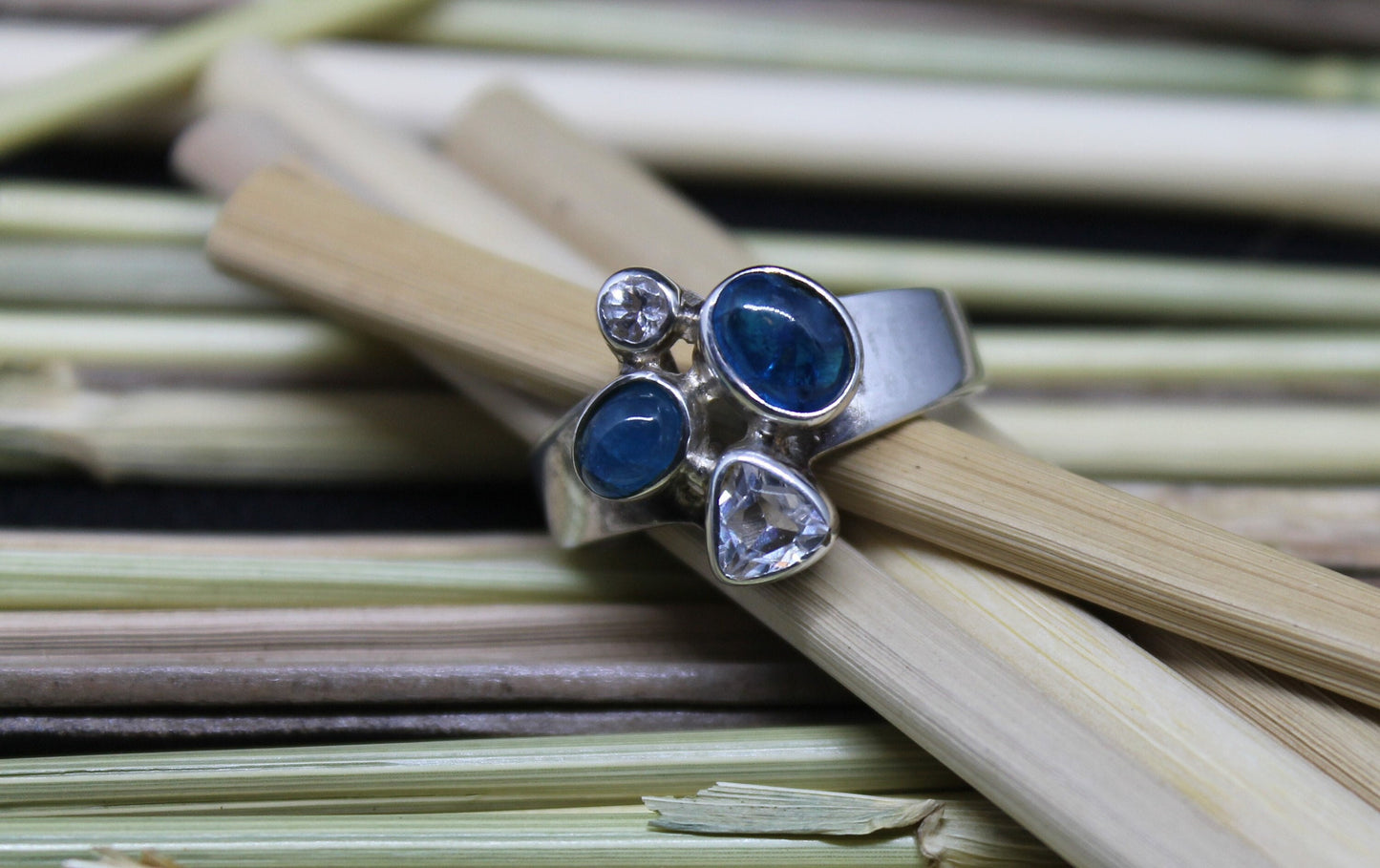 Chalcedony & Topaz Ring