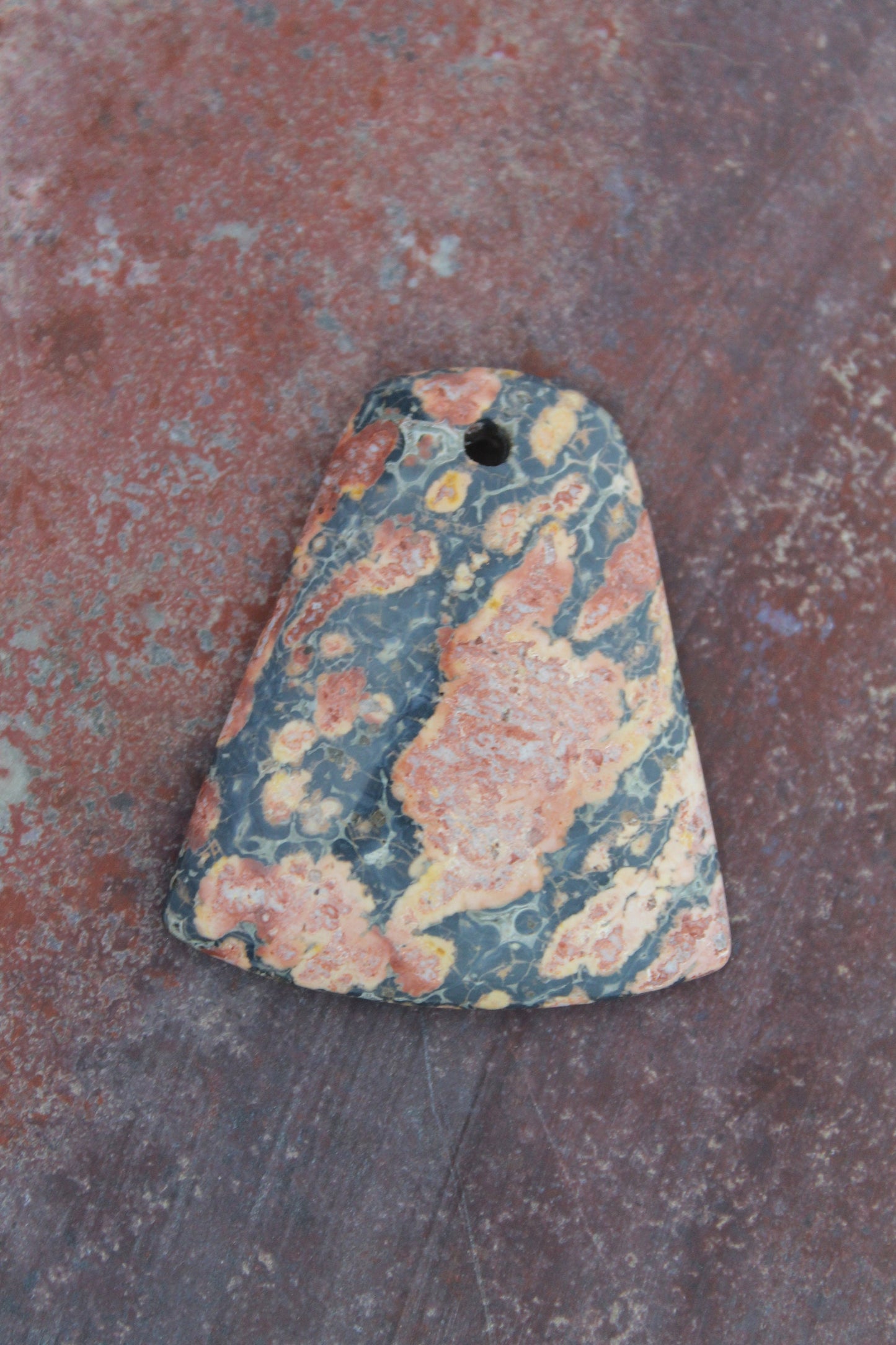 Rhodonite Bell Shaped Cabochon