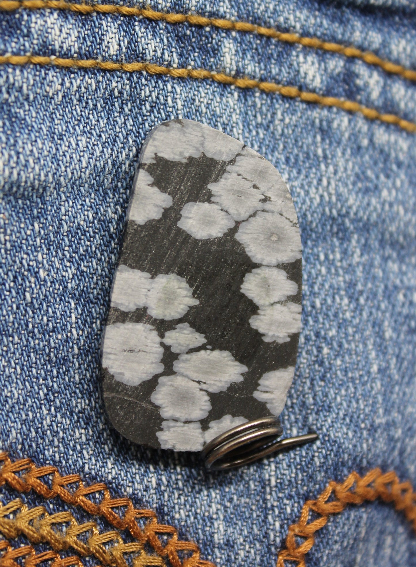 Snowflake Obsidian Cabochon