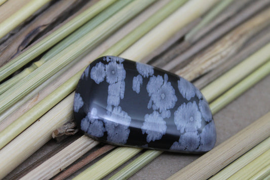 Snowflake Obsidian Cabochon