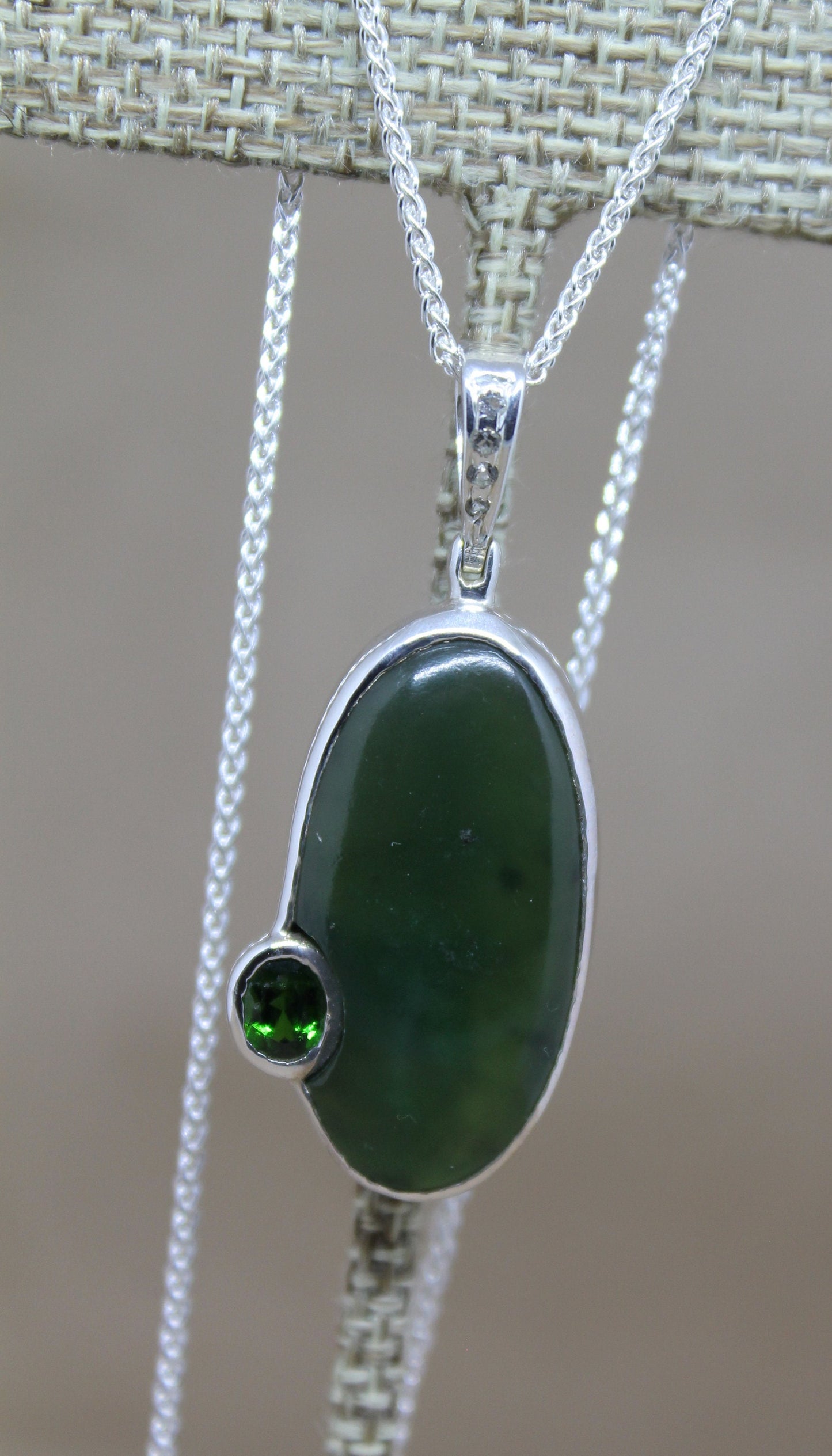 Green Serpentine Pendant