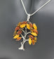 4 Colors Natural Amber Tree of Life