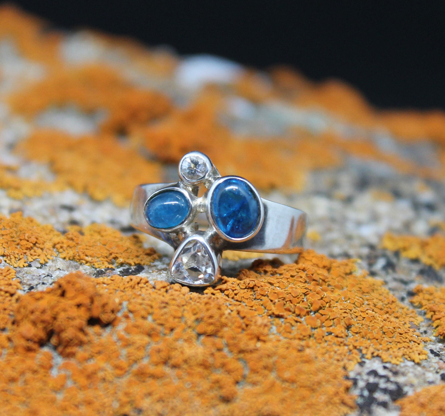 Chalcedony & Topaz Ring