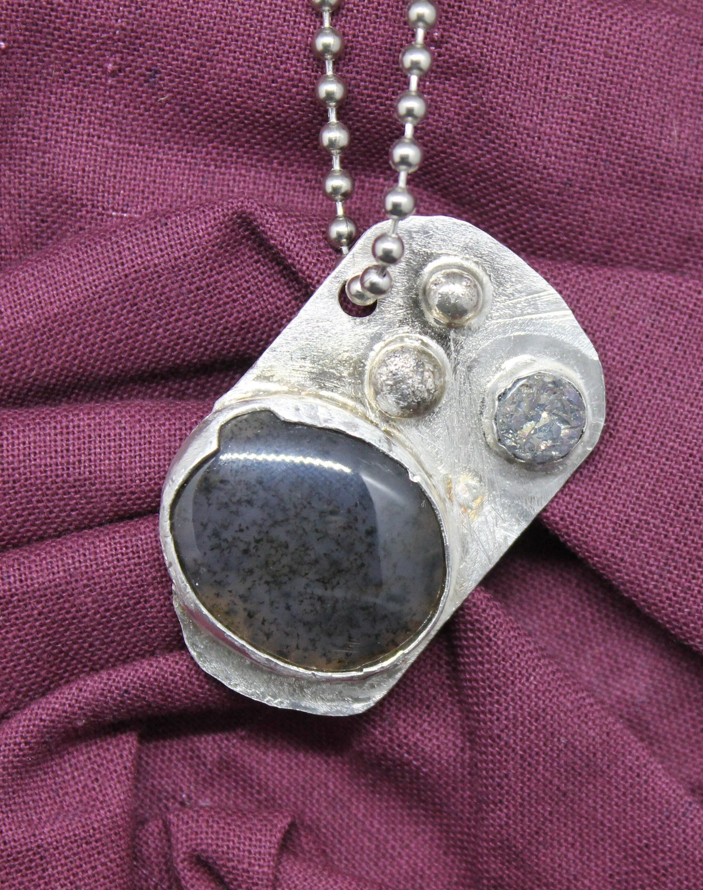 Montana Moss Agate Pendant