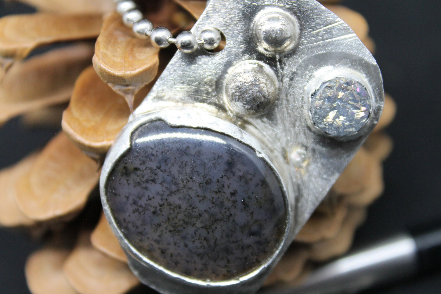 Montana Moss Agate Pendant